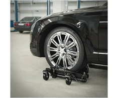Hidraulinis vežimėlis automobilių transportavimui 2 vnt. juoda