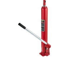 Ilgo stūmoklio hidraulinis cilindras 4 t plokščiu pagrindu kėlimas 610-1110 mm
