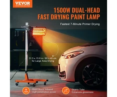 Infraraudonųjų spindulių polimerizacijos lempa automobiliams 1500W, laikmatis 1-60min, su stovu