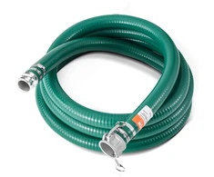 Įsiurbimo žarna 508 mm x 610 m žalia su camlock jungtimis ir aliuminio movomis