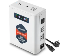 Įtampos keitiklis-transformatorius 2000 VA. 220 V į 110 V. su USB išvestimi