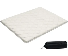 Japoniškas tatami futonas (čiužinys) 2032 x 1524 x 63,5 mm, sulankstomas, 9 sluoksnių, baltas