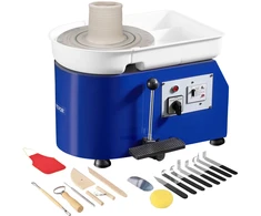 Keramikos žiedimo staklės 350W. diskas 28 cm. 60-300 aps/min. nuimama vonelė