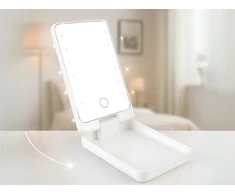 Kosmetinis veidrodis GlamView Shine BERIMAX su apšvietimu