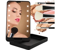 Kosmetinis veidrodis GlamView Shine BERIMAX su apšvietimu