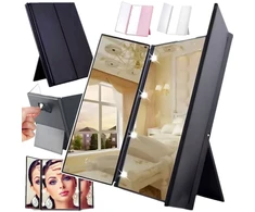 Kosmetinis veidrodis LumiMirror Glow BERIMAX su apšvietimu