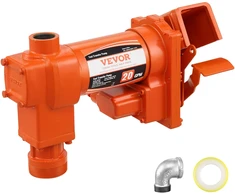 Kuro perpylimo siurblys 12 V 20 GPM 1/4 AG ketaus korpusas su surinkimo dėže