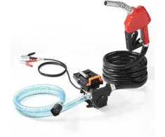 Kuro perpylimo siurblys 12 V DC 15 GPM 1/4 AG su antgaliu ir žarna