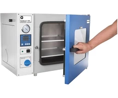 Laboratorinė vakuuminė džiovyklė Goldbrunn 1450W 50L mėlyna/pilka