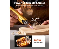 Lankstaus veleno šlifuoklis 780W greitis iki 25000 aps/min