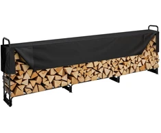 Lauko malkinė su vandeniui atsparia 600D Oxford danga. 383 x 36 x 117 cm. krovumas 400 kg. juoda