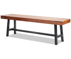 Lauko medinis suolas 160 cm su metalinėmis kojomis. iki 226.8kg