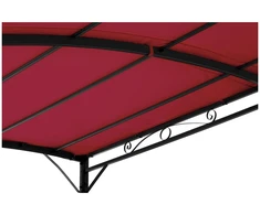 Lauko pavėsinė 2.6 x 3 x 2.5 m raudona