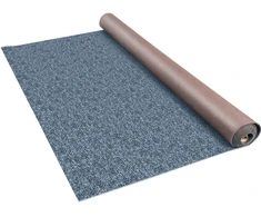 Lauko/vidaus kilimas 1.8 x 11 m. neslystantis. pilkas. poliesterio pluoštas su TPR pagrindu