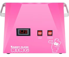 Led cukraus vatos mašina 52 cm 1030 W rožinė