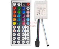 LED RGB juostos valdiklis su IR nuotolinio valdymo pulteliu