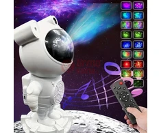LED žvaigždyno projektorius astronautas Galaxy PRO BT
