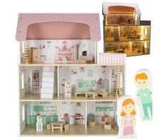 Lėlių namelis DollHouse DH7 BERIMAX medinis 70 cm
