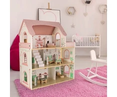 Lėlių namelis DollHouse DH7 BERIMAX medinis 70 cm