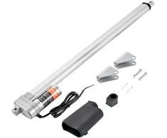 Linijinis aktuatorius 12V. 20 col.. 3000N. IP65. su montavimo laikikliu
