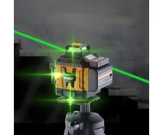 Linijinis lazerinis nivelyras 3D 16 eilučių LCD 360° RE01 MAX