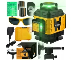 Linijinis lazerinis nivelyras 3D 16 eilučių LCD 360° RE01 MAX