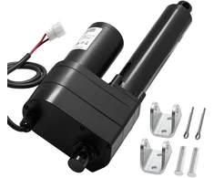 Linijinis stūmoklis 12V. eiga 150 mm. jėga 9000 N. IP65. su tvirtinimo laikikliais
