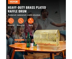 Loterijos būgnas bingo žaidimui. talpa iki 10000 bilietų arba 300 kamuoliukų. metalinis