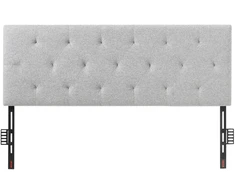 Lovos galvūgalis, reguliuojamo aukščio, putplasčio apmušalas, 1430 x (905-1205) mm, šv. pilkas