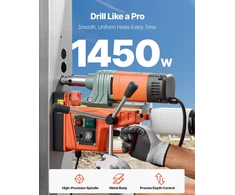 Magnetinis gręžimo staklė (karotažinis grąžtas) 1450 W gręžimo skersmuo 50 mm