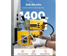 Magnetinis gręžimo staklė (karotažinis grąžtas) 1400 W gręžimo skersmuo 40 mm
