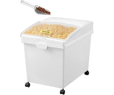 Maisto/ryžių sandėliavimo talpyklų komplektas augintiniams. 40 L. 3 vnt.