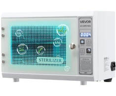 Manikiūro įrankių sterilizatorius. 12 L. 160 W. UV 185 nm. baltas
