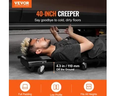 Mechaniko vežimėlis (creeper) su ratukais. 1016 mm. keliamoji galia 136 kg. reguliuojamas atlošas