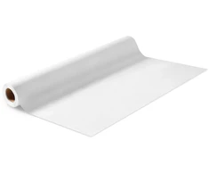 Medicininės kušetės popierius 53.3 cm x 68.9 m. 12 ritinių. vienkartinis. baltas