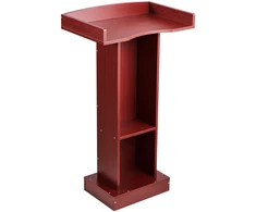 Medinė tribūna-pultas. aukštis 105 cm. su laikymo vieta