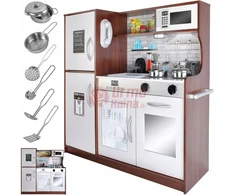 Medinė virtuvė su priedais KR22114