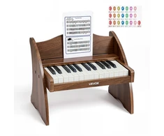 Medinis vaikiškas pianino klavišinis. 25 klavišai. žaislinis muzikos instrumentas