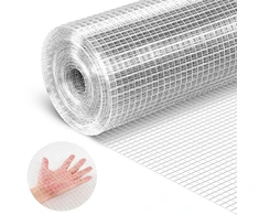 Metalinis tinklas paukštidėms. 1x20 m. akutė 12.7 mm. viela 0.8 mm. karštai cinkuotas