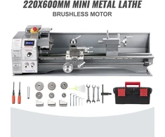 Mini tekinimo staklės metalui 750W 220V 50Hz vienfazis