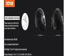 Motociklininko šalmas su Bluetooth lizdu ir keičiamais vizieriais. ABS