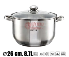 Nerūdijančio plieno puodas 28 cm ZL-7308