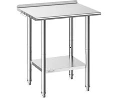 Nerūdijančio plieno virtuvės darbastalis 762x610x894 mm. be ratukų. su lentyna apačioje