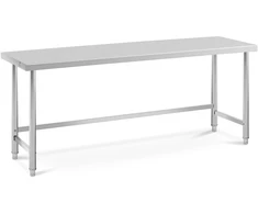 Nerūdijančio plieno virtuvinis stalas 200 x 60 cm