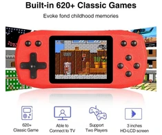 Nešiojama retro žaidimų konsolė F1 Plus