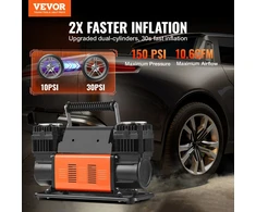 Nešiojamas 12V padangų pripūtiklis debitas 300 L/min