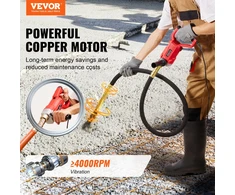 Nešiojamas elektrinis betono vibratorius 960W 4000 aps/min