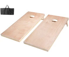 Nešiojamas stalo cornhole žaidimo rinkinys. sulankstomas. 1255 x 600 x 302 mm