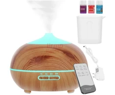 Oro drėkintuvas difuzorius IT2 300 ml USB šviesiai rudas