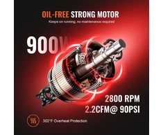 Oro kompresorius 18 L be alyvos 900W